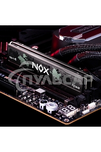 Оперативная память Apacer Nox, DDR5, 16Gb (1x16 Gb), 5600 MHz, CL40, DIMM, радиатор, серый, черный