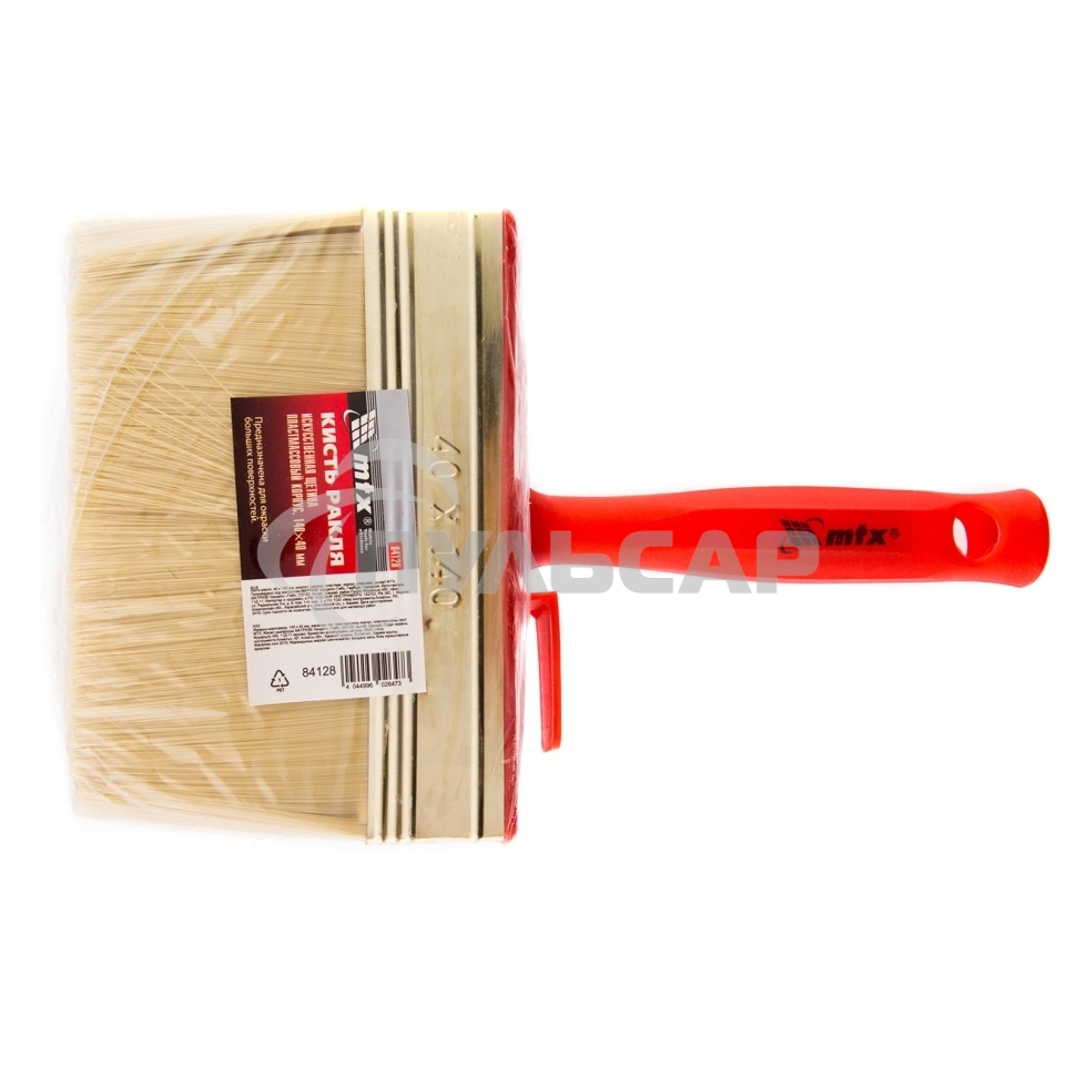 Кисть-ракля, 40 х 140 мм, искусст. щетина, пластмас. корпус, пластмас. ручка MTX 84128