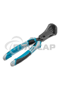 Клещи торцевые усиленные с рычажным механизмом, трехкомпонентные рукоятки, 200 мм Gross