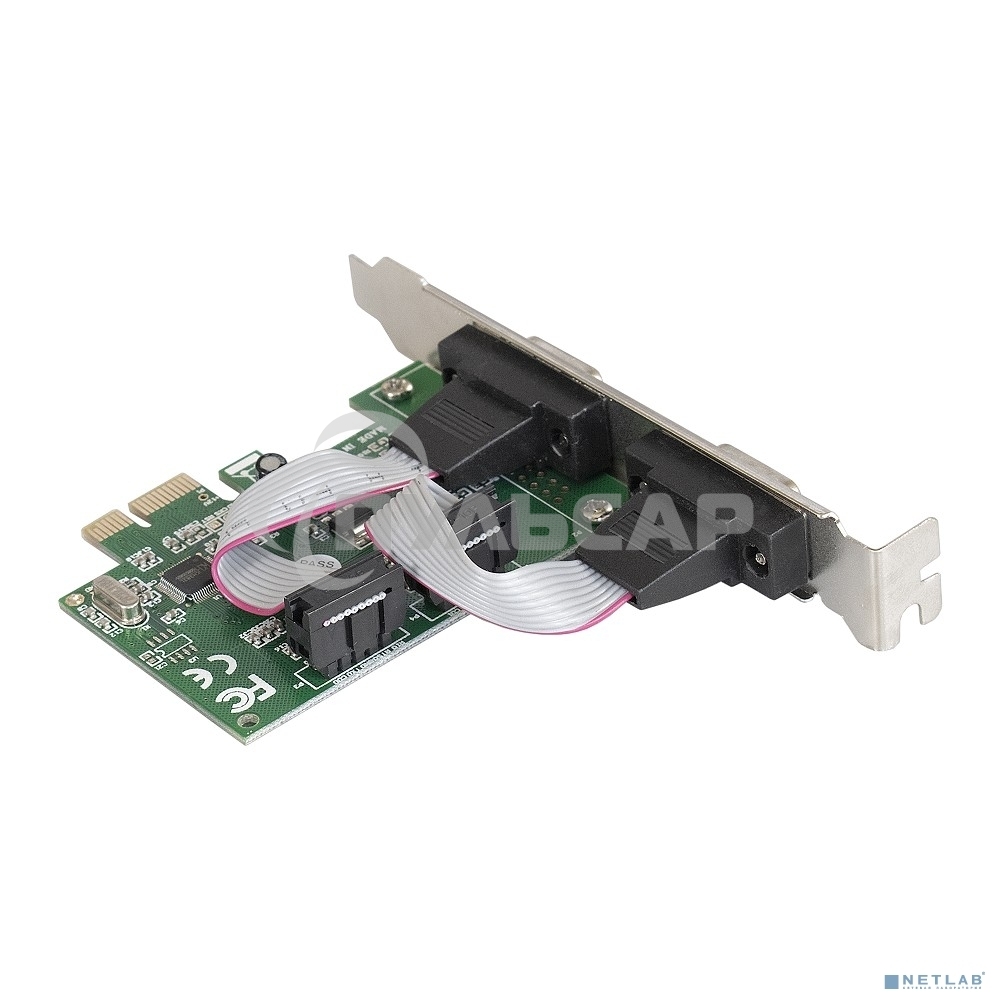Контроллер ExeGate EXE-307 PCI-E, 2*COM port (OEM)
