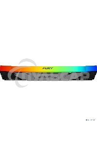 Оперативная память Kingston Fury Renegade, DDR4, 16Gb (2x8Gb), 3200MHz, CL16, DIMM, с радиаторами, RGB, черный