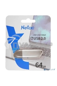 Флешка USB Netac U352 NT03U352N-064G-20PN USB 2.0 64 Gb, retail version