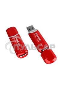 Флешка USB ADATA UV150 (AUV150-64G-RRD), 64 Gb, USB 3.0, R/W 100/30, красный
