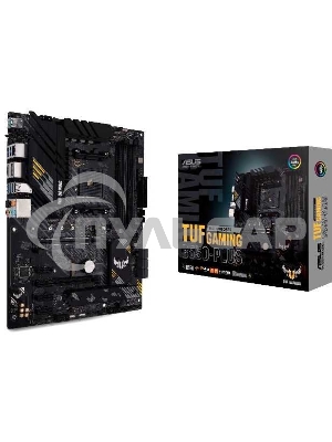 Материнская плата ASUS TUF GAMING B550-PLUS, AM4, AMD B550, 4xDDR4, 6xSATA, 2xM.2, 1xPCIe 4.0 x16, 1xPCIe 3.0 x16, 3xPCIe x1, 1xHDMI, 1xDP, 1x 2.5Gb LAN, 4xUSB-A 3.2 Gen 1, 1xUSB-A 3.2 Gen 2, 2xUSB-A 2.0, 1xUSB-C 3.2 Gen 2, 5x3.5 мм, 7.1, ATX