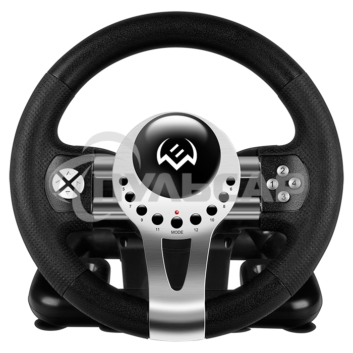 Руль SVEN GC-W700 (педали, вибро, скоба, лепестки, АКПП, D-pad, 12 кл, резин. вставки, PC/Xinput)