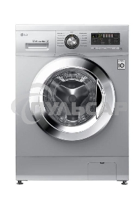 Стиральная машина LG F1296TD4 серебристый, загрузка фронтальная 8 кг, 1200 об/мин, класс: А