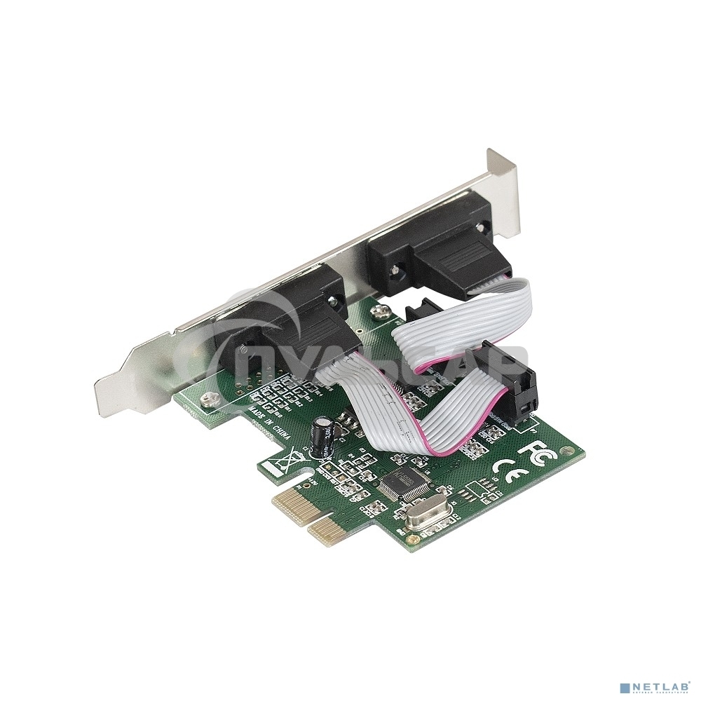 Контроллер ExeGate EXE-307 PCI-E, 2*COM port (OEM)