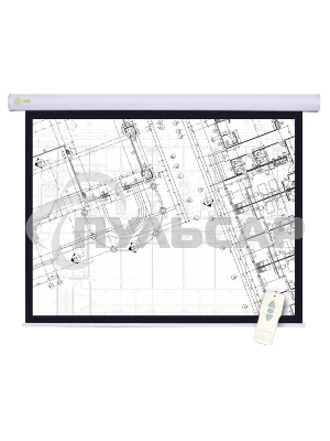 Экран Cactus 180x180см Motoscreen CS-PSM-180x180 1:1 настенно-потолочный рулонный белый (моторизованный привод)