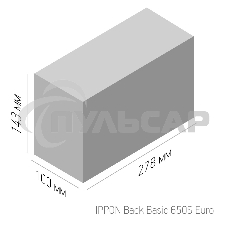 Источник бесперебойного питания Ippon Back Basic 650S Euro 360Вт 650ВА черный