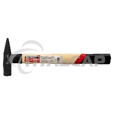 Молоток слесарный Matrix, 300 г, квадратный боек, деревянная рукоятка