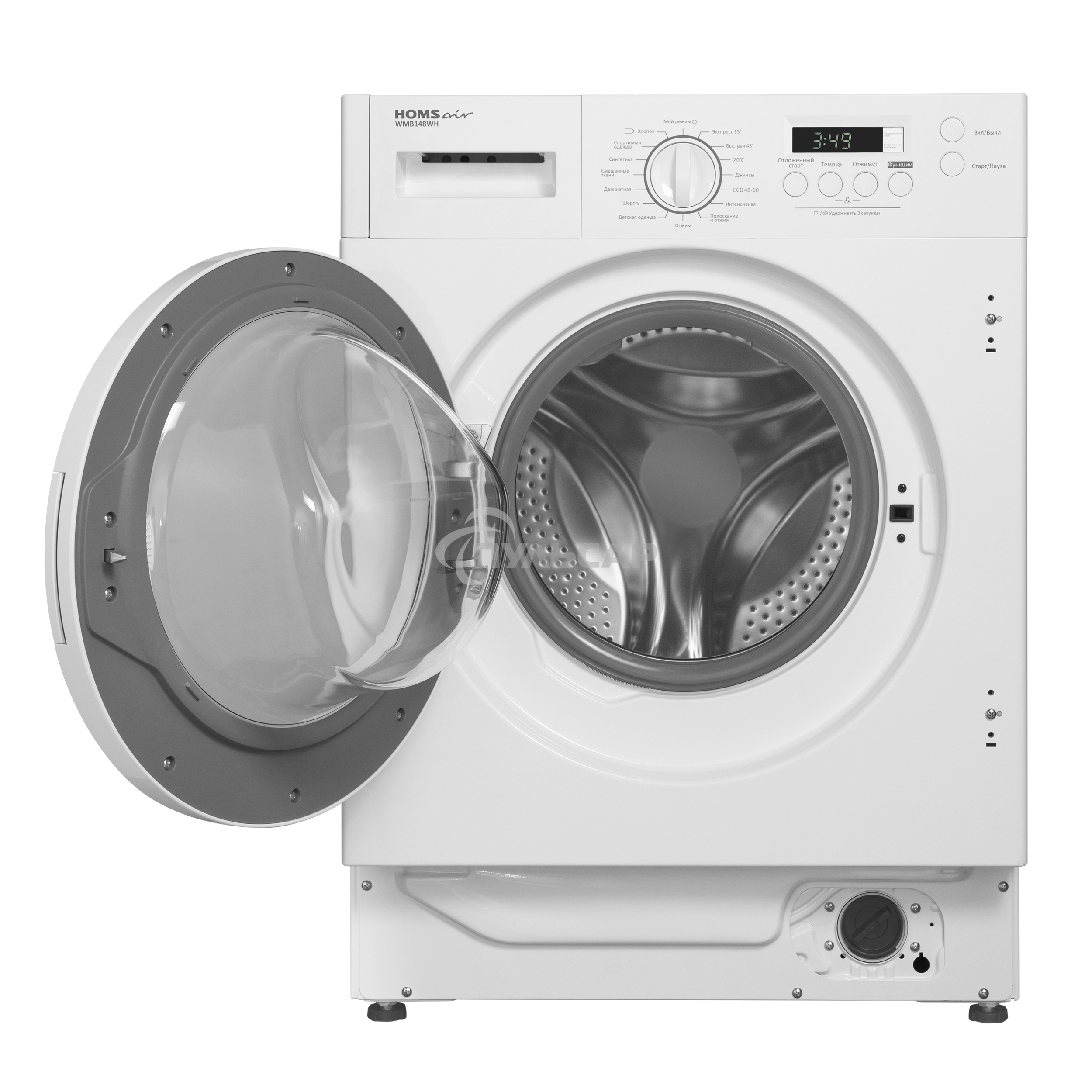 Встраиваемая стиральная машина HOMSair WMB148WH