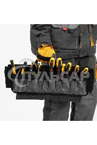 Сумка для инструмента Denzel 500х245х300 мм, 20 карман., съемный органайз. 10 карман., наплеч. рем.