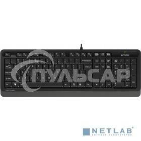 Комплект клавиатура + мышь A4 Fstyler F1010 клав:черный/серый мышь:черный/серый USB Multimedia