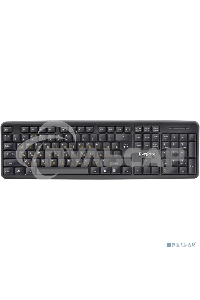 Клавиатура проводная Professional Standard LY-331L2-OEM (USB, полноразмерная, влагозащищенная, 104кл., Enter большой, длина кабеля 2,2м, черная, brown box)