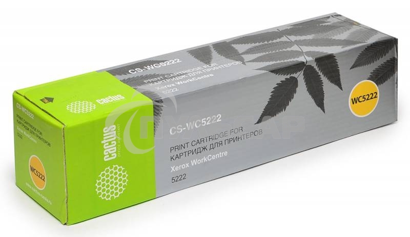 Картридж лазерный Cactus CS-WC5222 (106R01413) черный (20000 стр.) для Xerox 5222