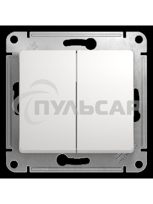 Механизм переключателя 2-кл. СП Glossa сх.6 10AX бел. SchE GSL000165
