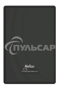 Внешний SSD Netac Z7S, 2TB, USB 3.2 Gen 1 Type-A, R/W 550/480, черный