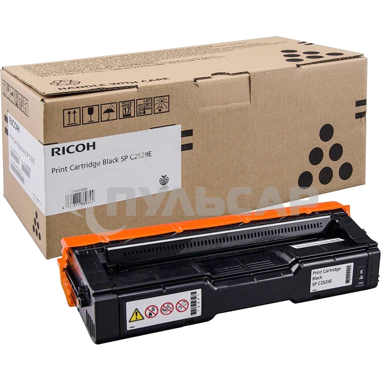 Картридж лазерный Ricoh (407716) тип SPC252HE черный для SP C252DN/C252SF 6500 отпечатков