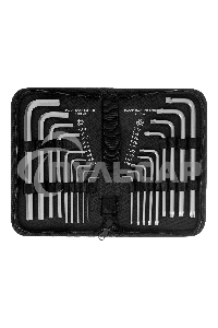 Набор ключей Matrix имбусовых HEX-TORX, 18 шт: HEX 1,5–10 мм, T10-T50, CrV, удлиненные, сатин. Matrix 12315