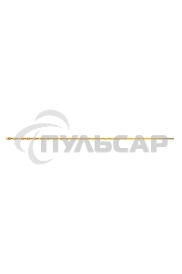 Сверло спиральное по металлу Matrix 4 x 300мм, HSS, нитридтитановое покрытие