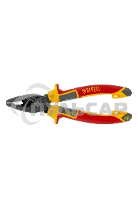 Плоскогубцы комбинированные, диэлектрические трехкомпонентные рукоятки до 1000 В, 165 мм Denzel