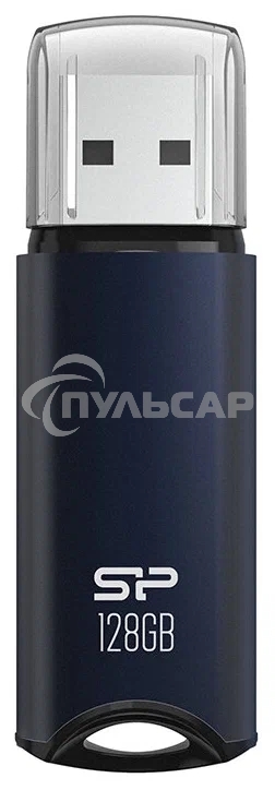 Флешка USB R/W 128 Gb Silicon Power Marvel M02, USB 3.2, черный