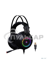 Наушники с микрофоном A4 Bloody G528C черный 1.8м мониторы USB оголовье (G528C)