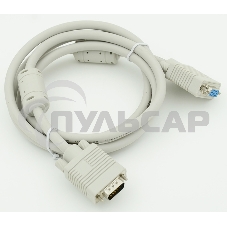 Кабель-удлинитель VGA VGA HD15 (m)/VGA HD15 (f) 1.8м феррит.кольца экран.