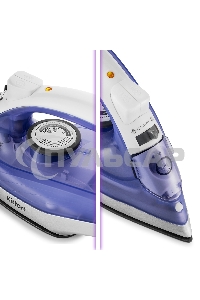 Утюг Kitfort KT-2603 1300Вт белый/фиолетовый