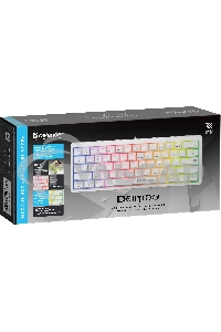 Клавиатура проводная Defender Deimos GK-303, USB, белый