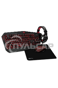 Игровой комплект SVEN GS-4300 клавиатура+мышь+гарнитура+коврик