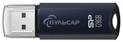 Флешка USB R/W 128 Gb Silicon Power Marvel M02, USB 3.2, черный