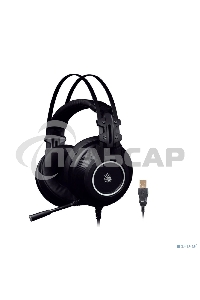 Наушники с микрофоном A4 Bloody G528C черный 1.8м мониторы USB оголовье (G528C)
