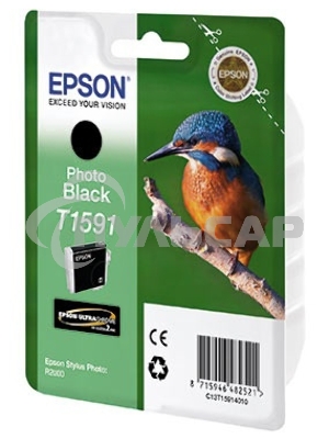 Картридж струйный Epson C13T15914010 фото черный (850 стр) для Epson St Ph R2000