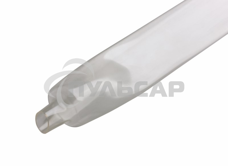 Термоусаживаемая трубка Rexant 20,0/10,0 мм, прозрачная, упаковка 10 шт. по 1 м