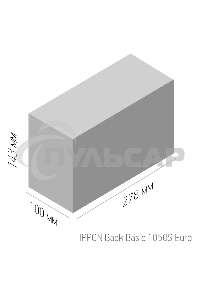 Источник бесперебойного питания Ippon Back Basic 1050S Euro 600Вт 1050ВА черный