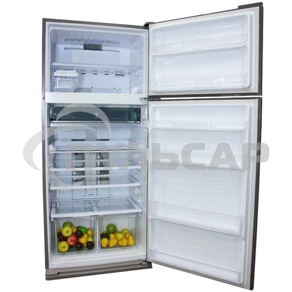 Холодильник Sharp SJ-XE59PMBK черный двухкамерный 430/148 л морозилка сверху