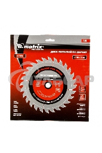 Пильный диск по дереву Matrix, ф250 х 32 мм, 36 зубьев + кольцо 32/30