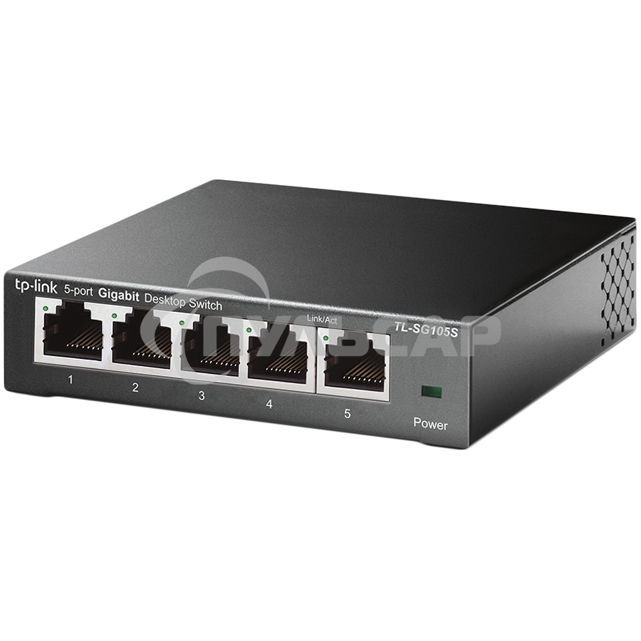Настольный коммутатор TP-Link TL-SG105S 5-портовый 10/100/1000 Мбит/с