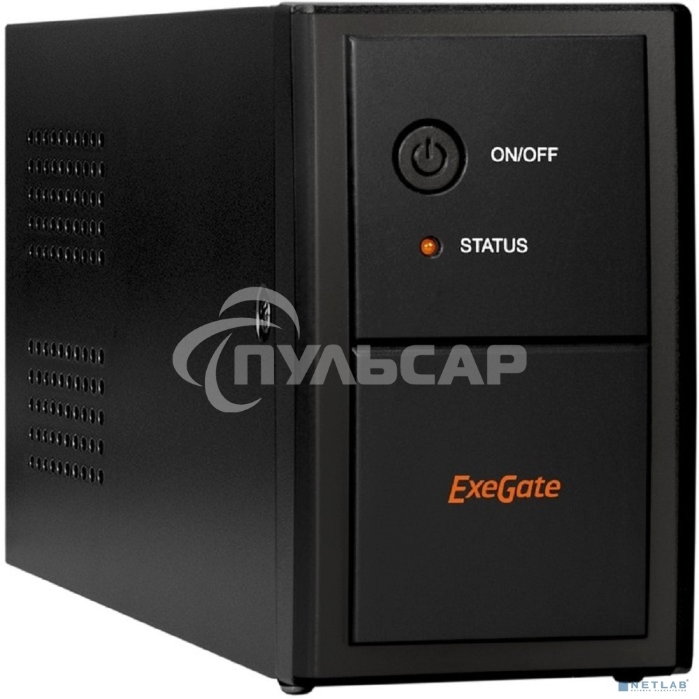 Источник бесперебойного питания ExeGate SpecialPro UNB-800.LED.AVR.EURO 800VA/480W, LED, AVR, 2 евророзетки, черный