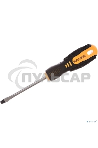 Отвертка шлицевая SL 6х100 мм, двухкомпонентная рукоятка Rexant