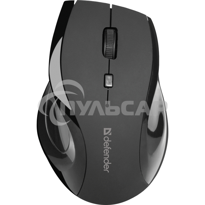 Мышь беспроводная Defender Accura MM-295 черный, 1600 dpi, радиоканал, USB, кнопки - 6