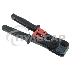 Инструмент обжим RJ-45/12/11 без храп. мех. черный/красный ITK TM1-B10V