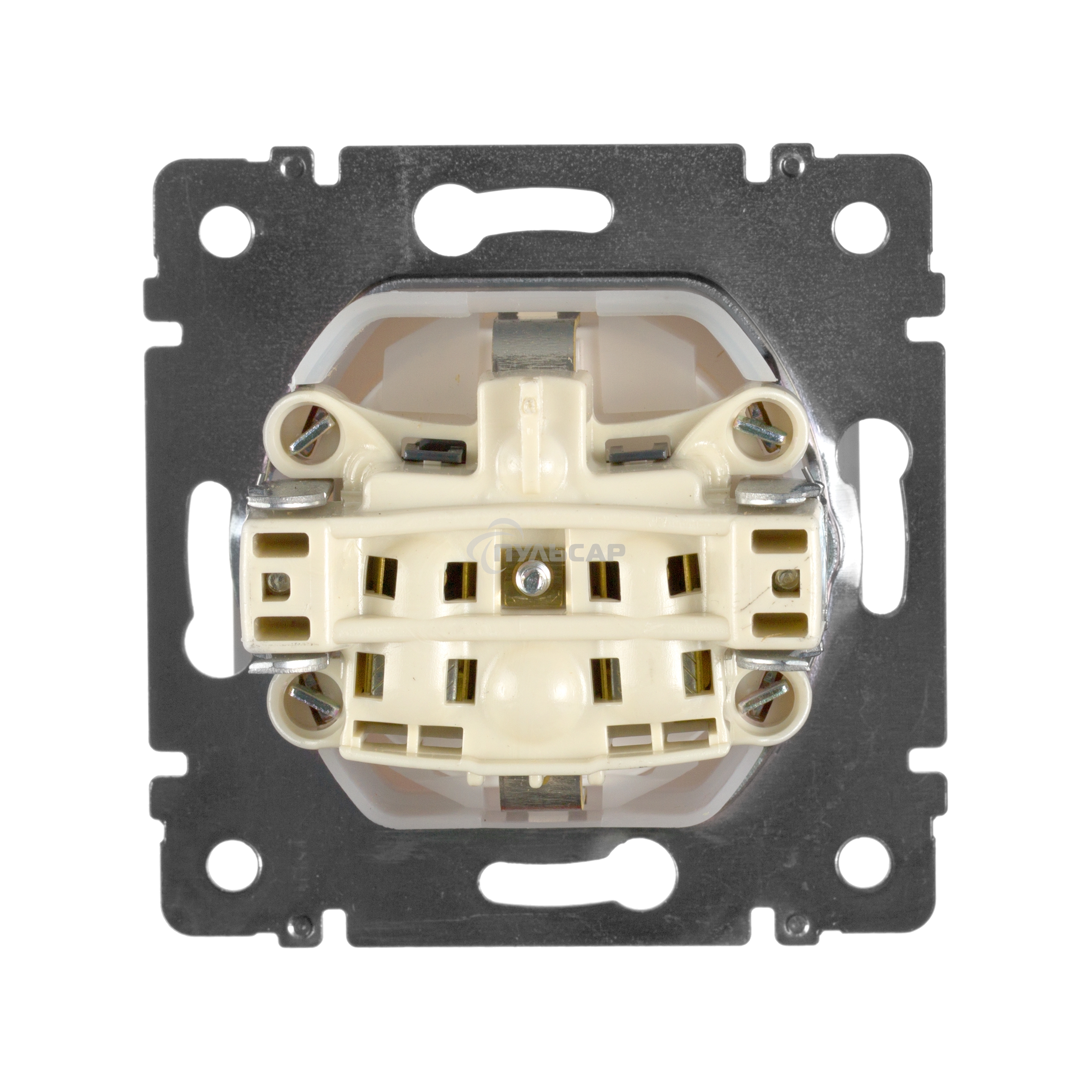 Розетка Legrand Valena 774220 влагозащищенная IP44 с заземлением с крышкой и защитными шторками (белая)