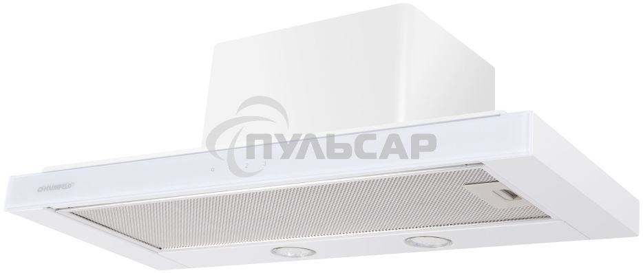 Вытяжка встраиваемая Maunfeld Ouse Touch Glass 60 белый, 60 см, 750 куб. м/ч, 48 дБ