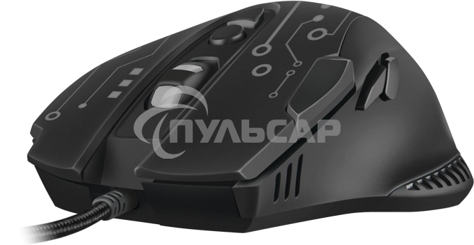 Мышь проводная SVEN RX-G715 черный, 3200 dpi, USB, кнопки - 8