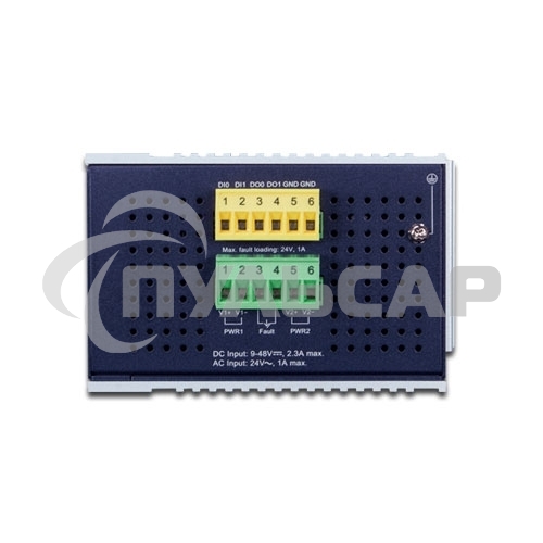 Индустриальный PoE коммутатор IGS-10020HPT для монтажа в DIN-рейку IP30 L2+ SNMP Manageable 8-Port Gigabit POE+(AT) Switch + 2-Port Gigabit SFP Industrial Switch (-40 to 75 C), ERPS Ring Supported, 1588