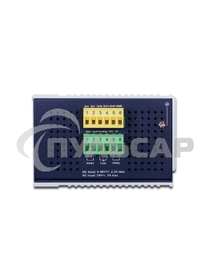 Индустриальный PoE коммутатор IGS-10020HPT для монтажа в DIN-рейку IP30 L2+ SNMP Manageable 8-Port Gigabit POE+(AT) Switch + 2-Port Gigabit SFP Industrial Switch (-40 to 75 C), ERPS Ring Supported, 1588