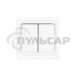 Выключатель 2-кл. СП Валери 10А IP20 белый Universal В0023