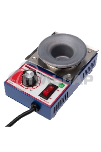 Паяльная ванна Rexant, модель R38F, 100 Вт, ø 38 мм, 200-480 °C, бессвинцовая